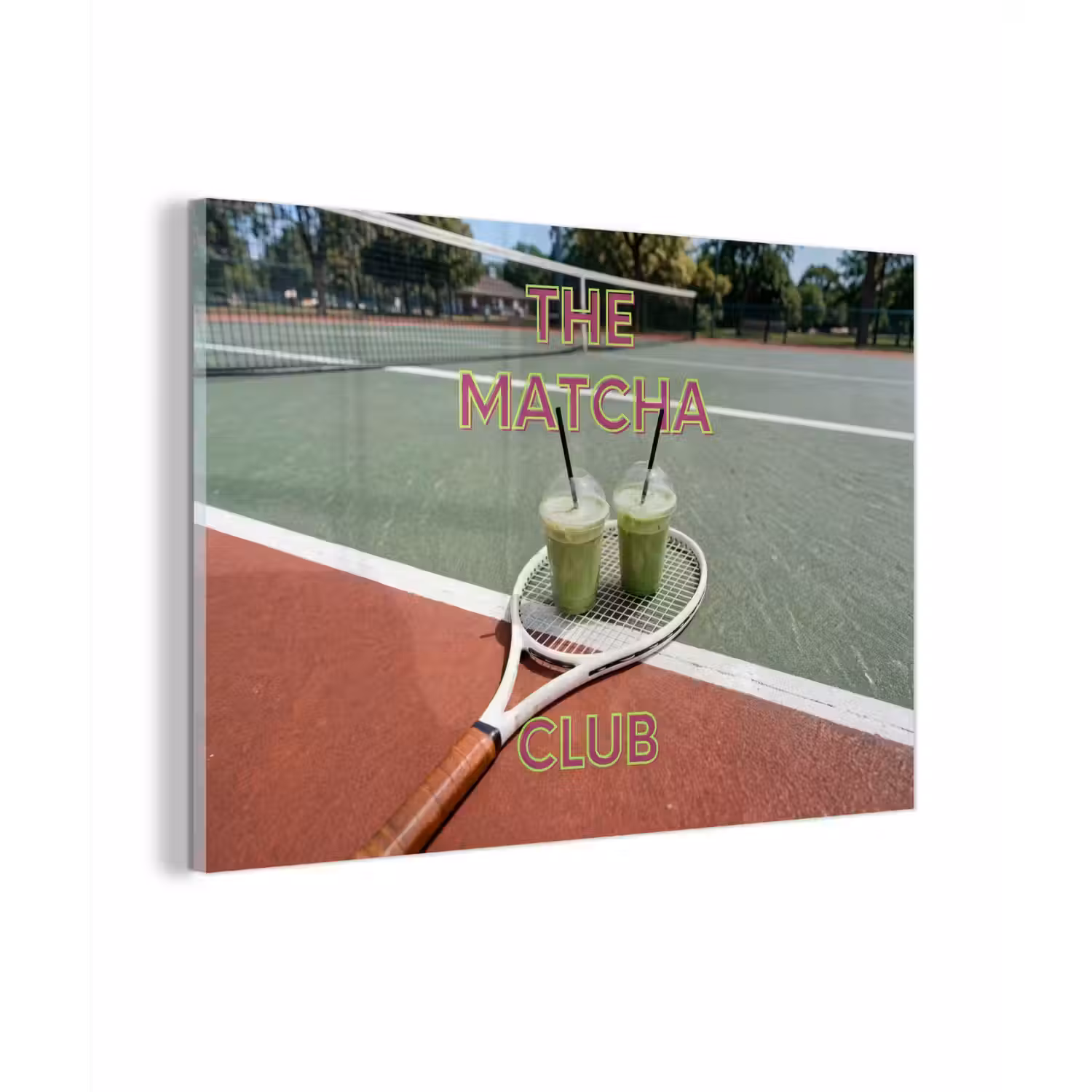 Matcha Club - Tennis - Matcha plexiglas 5mm klein -z3d