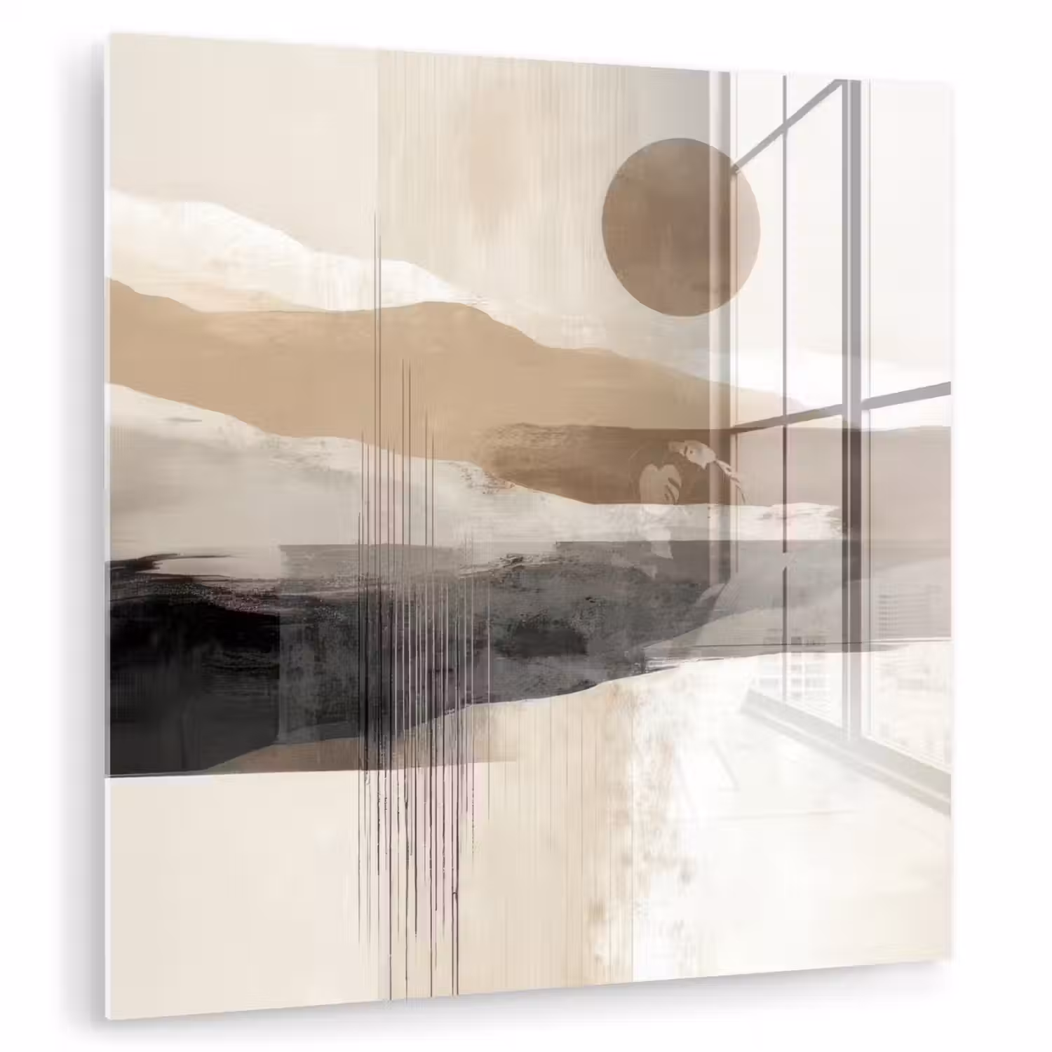 Minimalistisch - Landschap - Dimensie plexiglas 5mm klein -zzzproduct_nieuw
