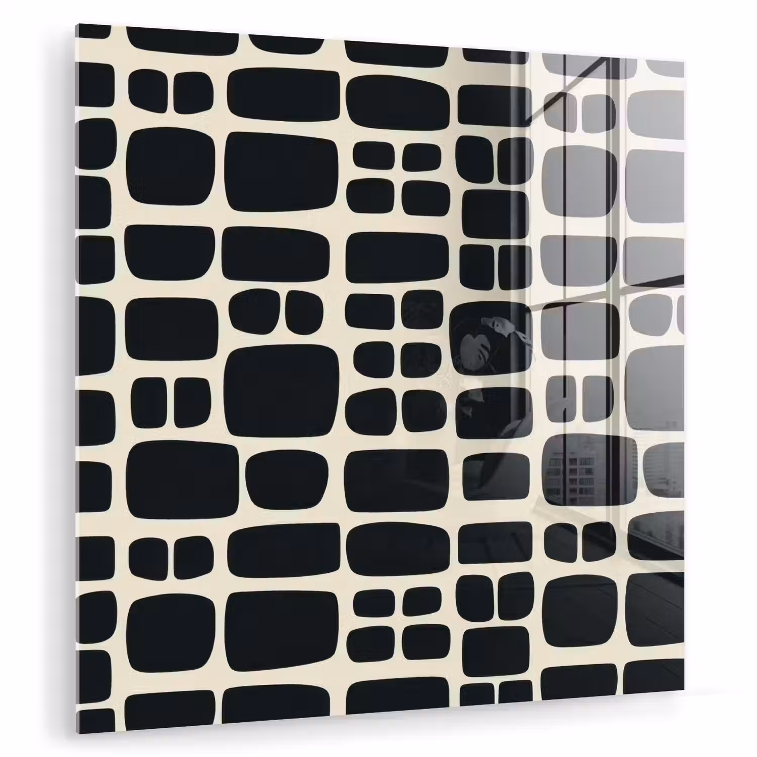 Modern - Organisch - Zwart plexiglas 5mm klein 11 -zzzproduct_nieuw