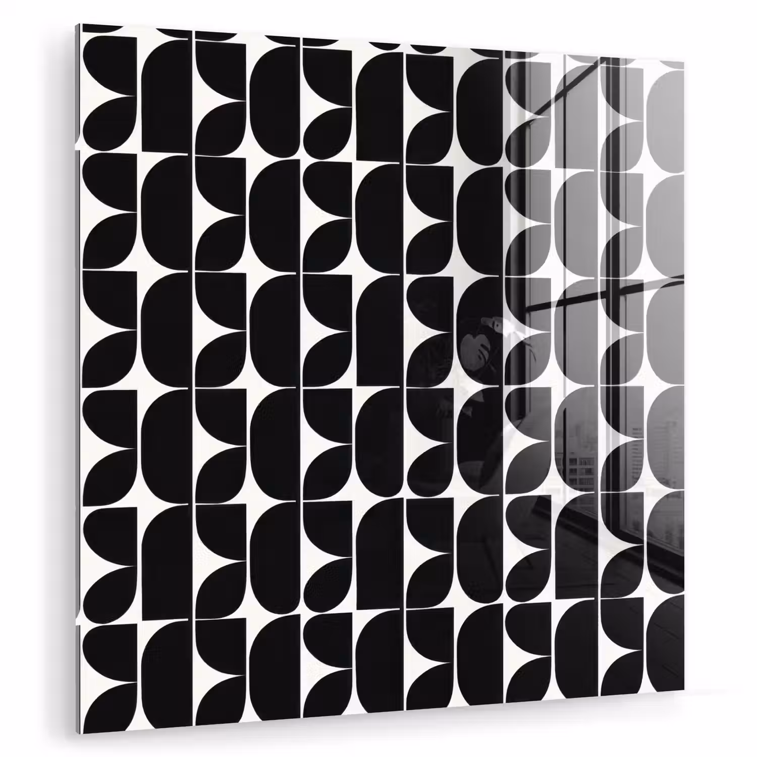 Modern - Geometrisch - Zwart plexiglas 5mm klein 11 -zzzproduct_nieuw