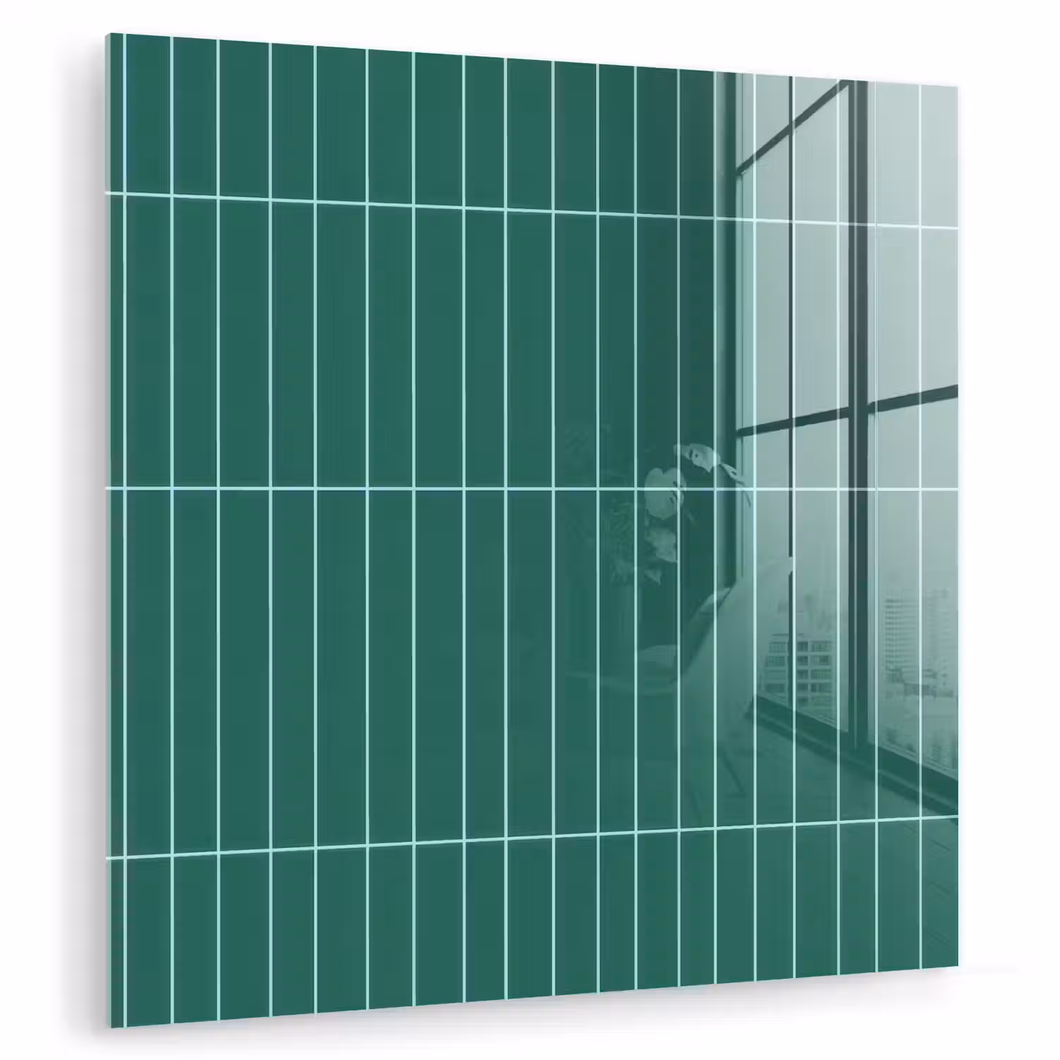 Patroon - Tegel - Saliegroen plexiglas 5mm klein 11 -zzzproduct_nieuw