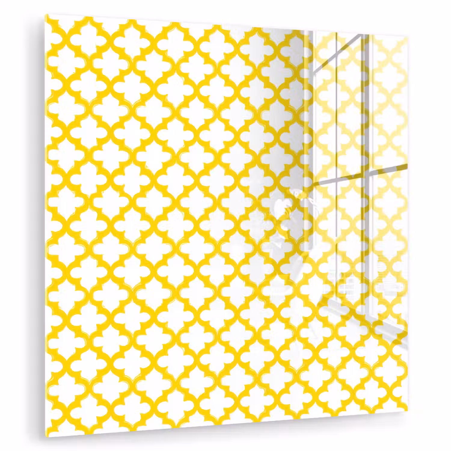 Patroon - Geometrisch - Klassiek - Geel plexiglas 5mm klein 11 -zzzproduct_nieuw