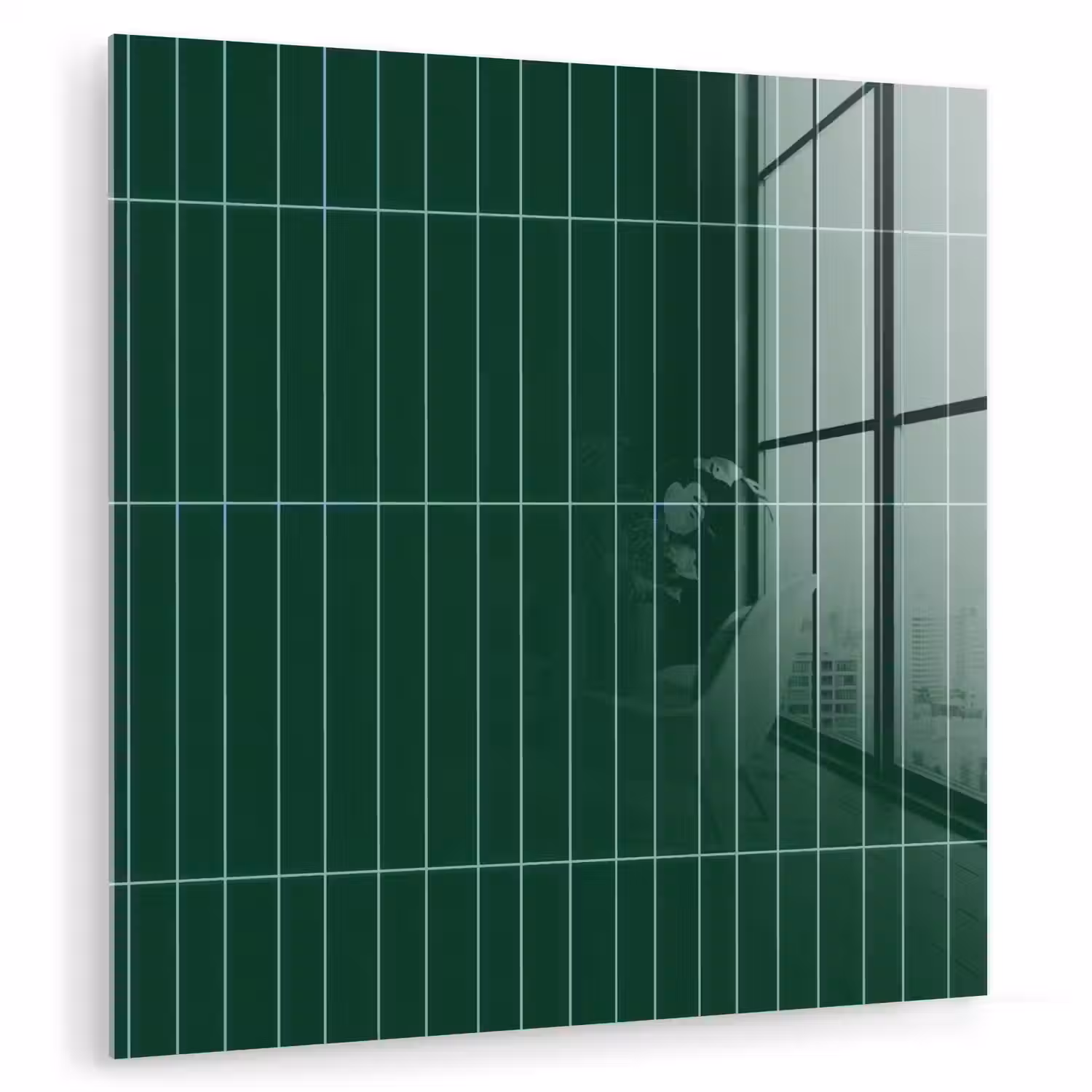 Patroon - Tegels - Donkergroen plexiglas 5mm klein 11 -zzzproduct_nieuw