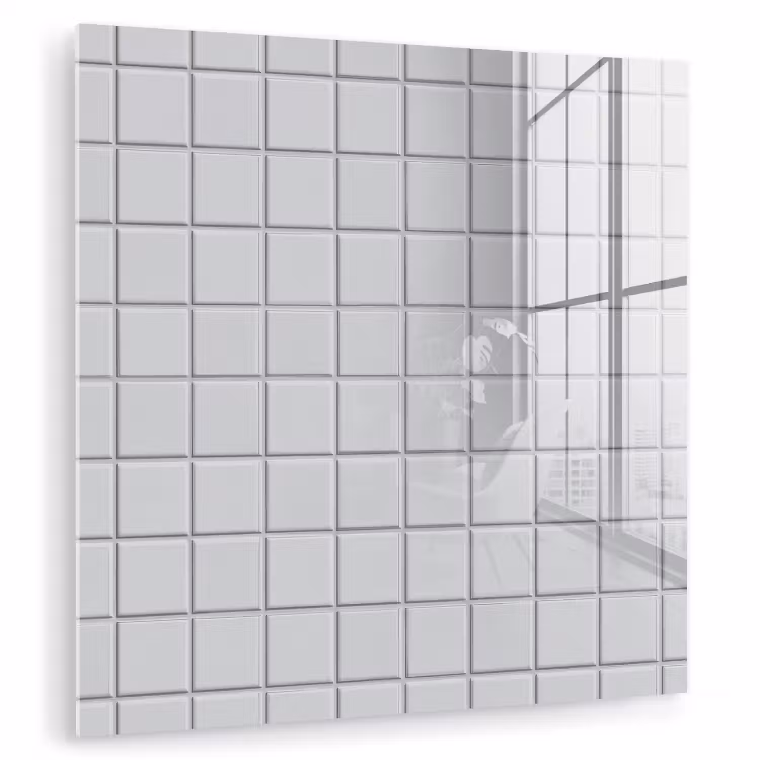 Patroon - Tegels - Licht - Grijs plexiglas 5mm klein 11 -zzzproduct_nieuw