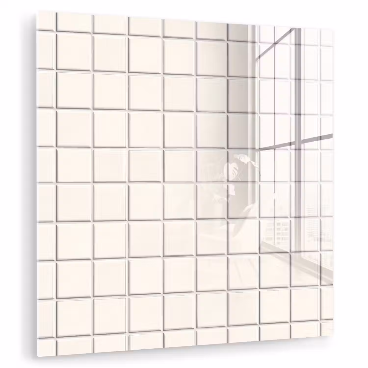 Patroon - Tegels - Wit plexiglas 5mm klein 11 -zzzproduct_nieuw