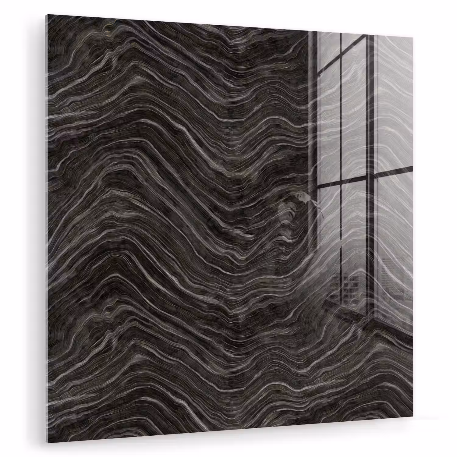 Patroon - Contrast - Antraciet plexiglas 5mm klein 11 -zzzproduct_nieuw