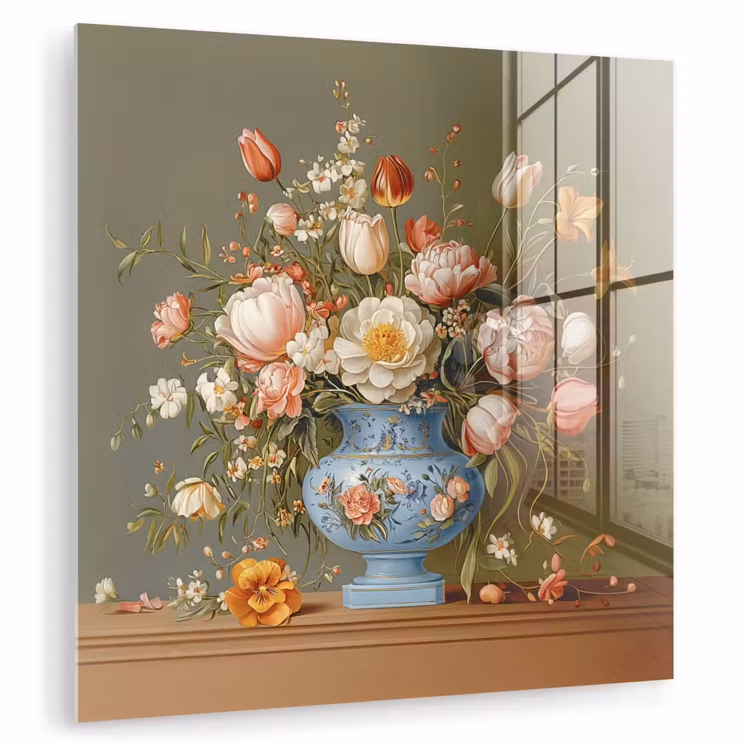 Neutral - Bloemen - Boeket - Vaas plexiglas 5mm klein -zzzproduct_nieuw