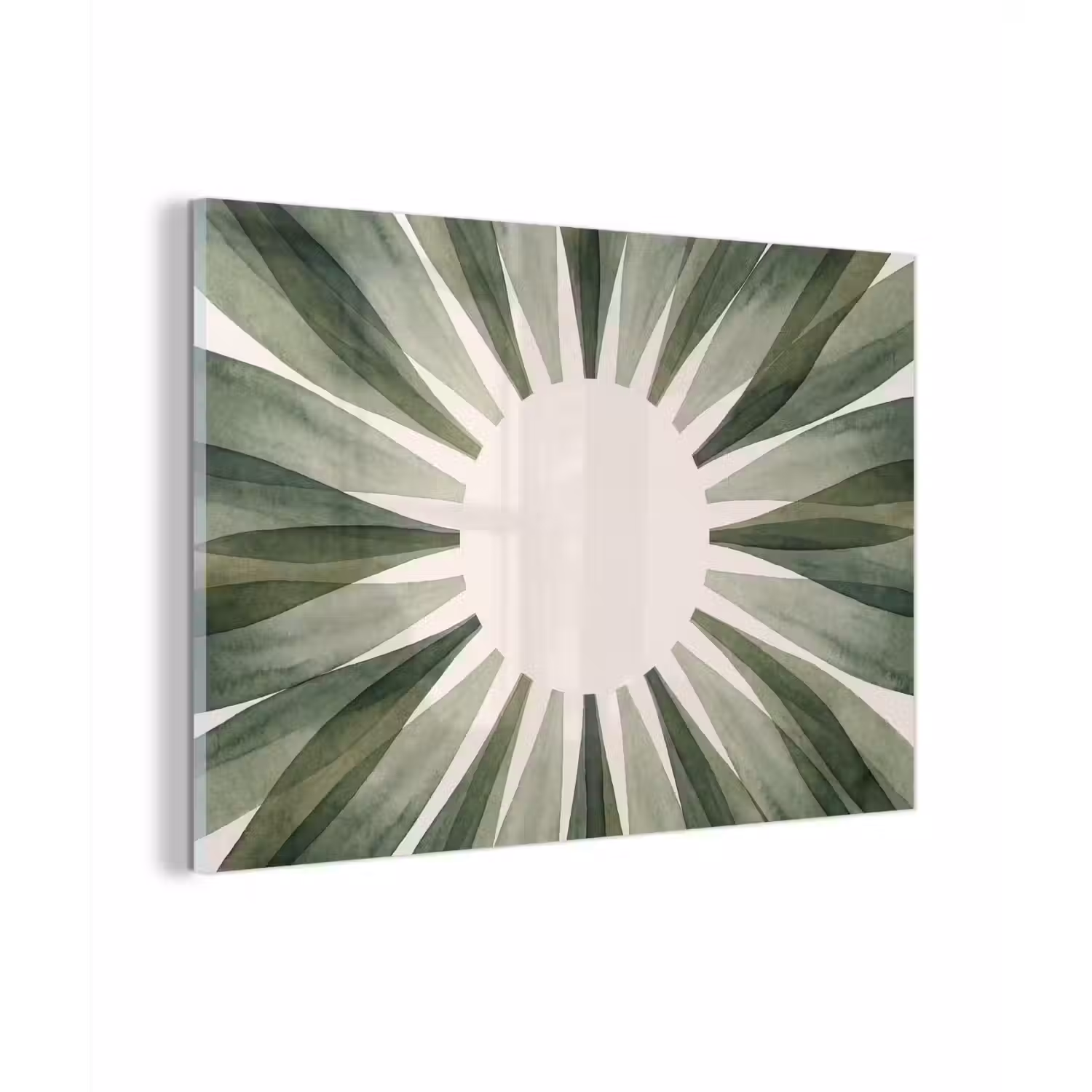 Planten - Abstract - Waterverf - Groen - Natuur plexiglas 5mm klein -zzzproduct_nieuw