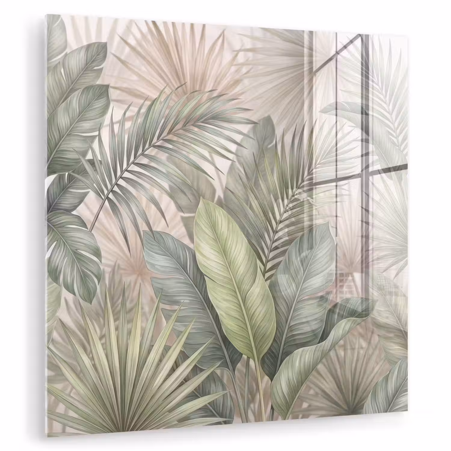 Planten - Tropisch - Bladeren - Groen - Natuur plexiglas 5mm klein -zzzproduct_nieuw
