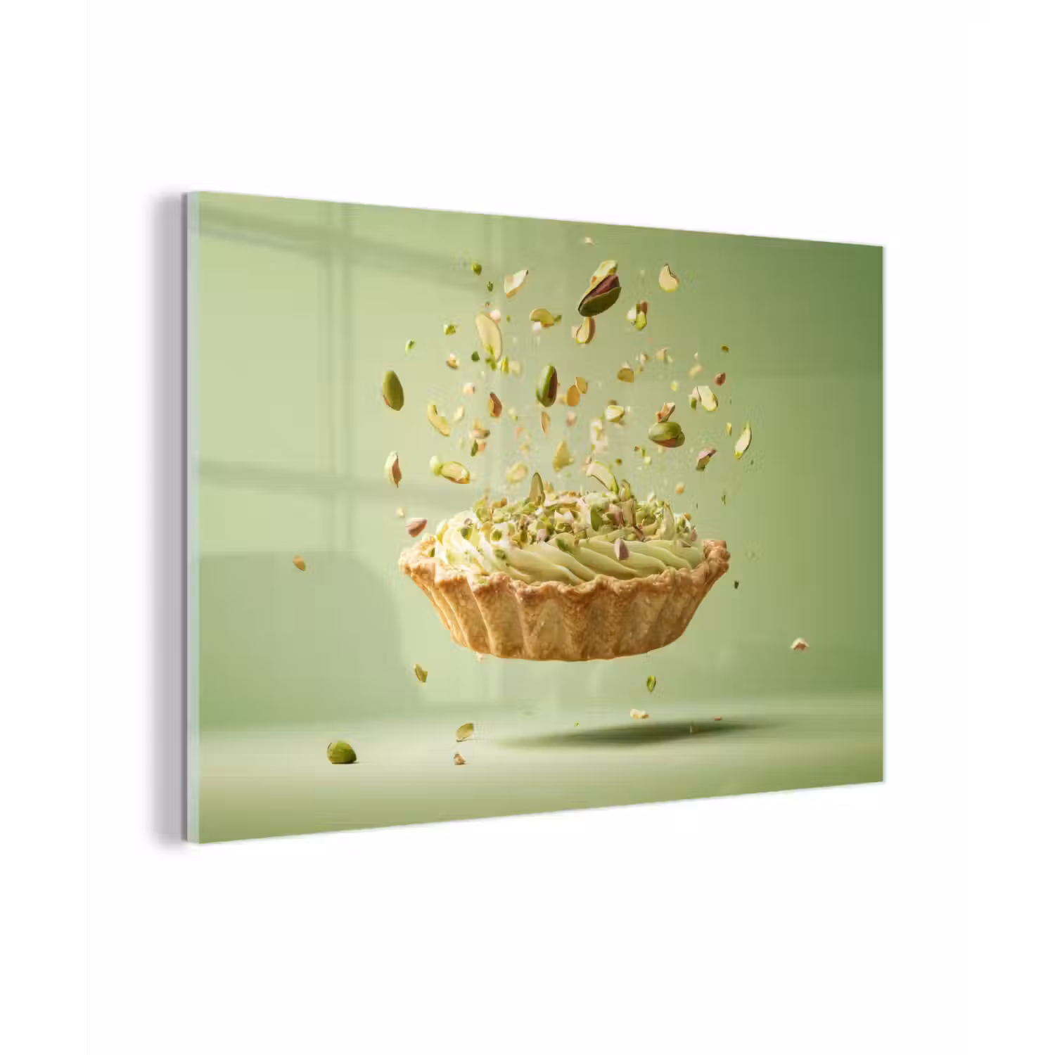 Pistache - Taart - Noten - Eten plexiglas 5mm klein -zzzproduct_nieuw
