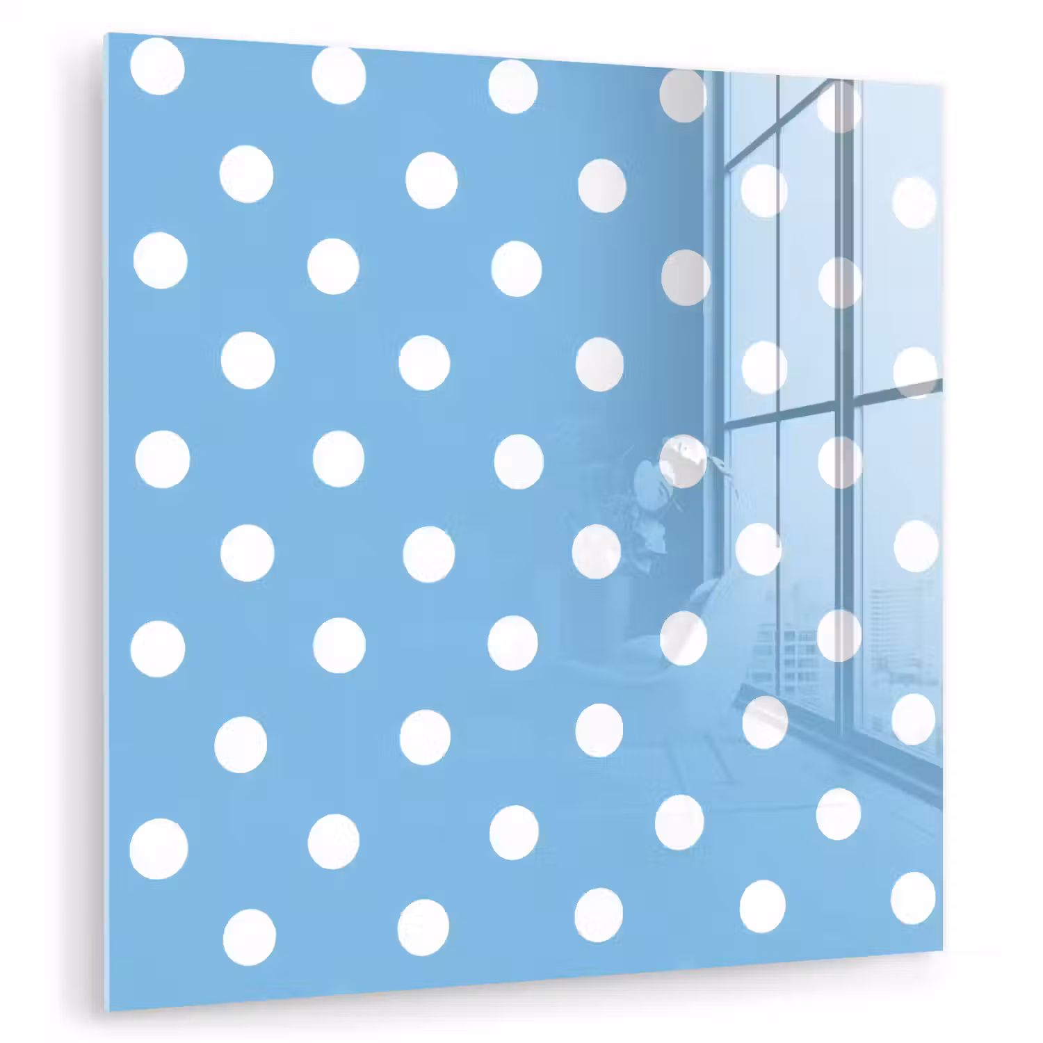 Polka - Dots - Blauw plexiglas 5mm klein 11 -zzzproduct_nieuw