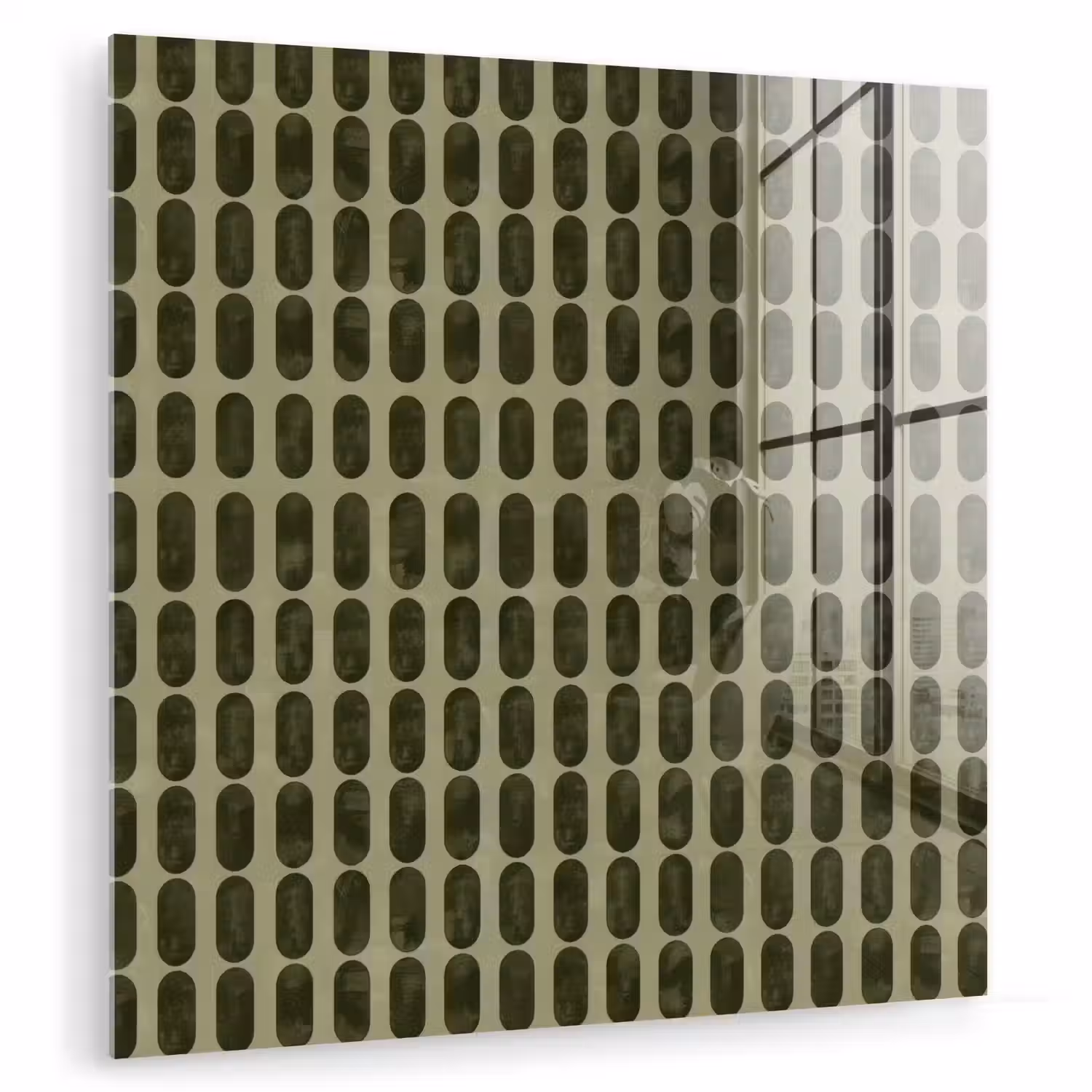 Ritmisch - Effect - Groen plexiglas 5mm klein 11 -zzzproduct_nieuw