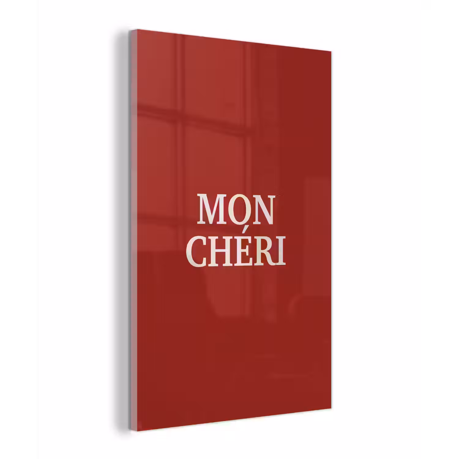 Rood - Frans - Quotes plexiglas 5mm klein -z3d