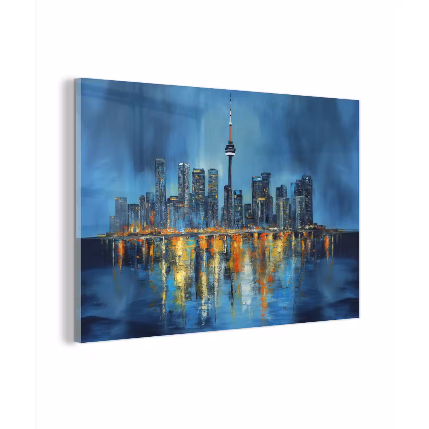 Skyline Toronto - Water - Stadslichten - Toren plexiglas 5mm klein -zzzproduct_nieuw