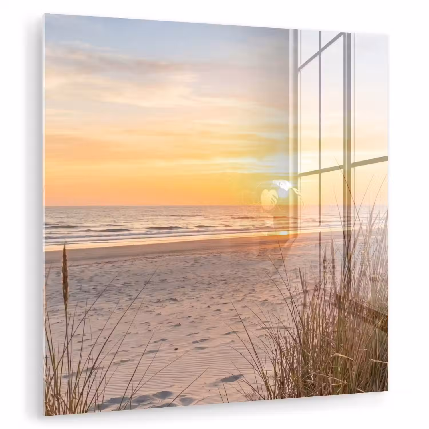 Zonsondergang - Duinen - Zee plexiglas 5mm klein -zzzproduct_nieuw