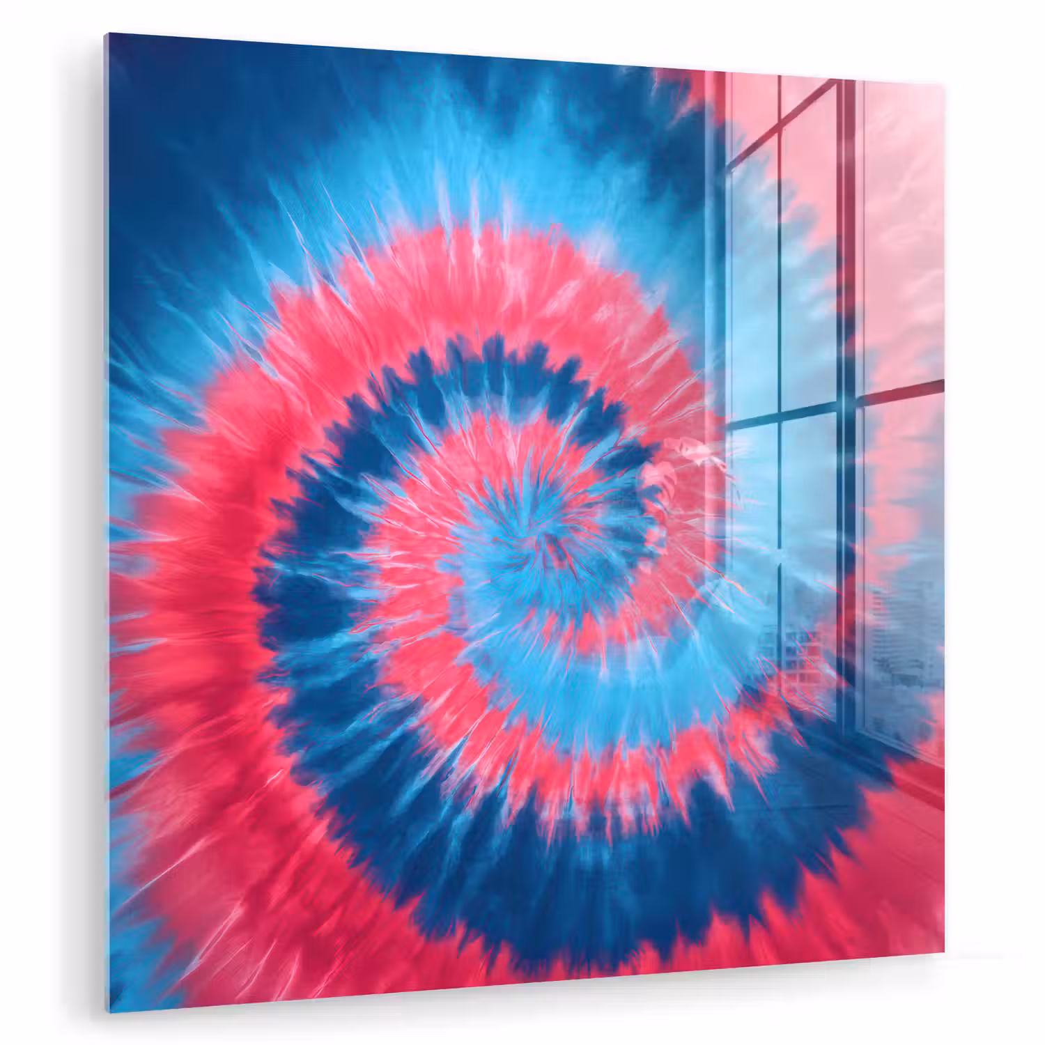 Spiraal - Roze - Draaiend plexiglas 5mm klein -zzzproduct_nieuw