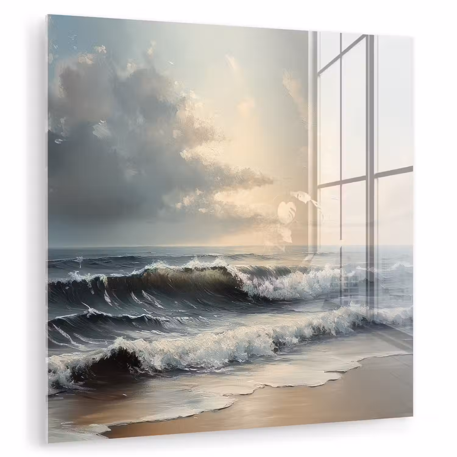 Strand - Zee - Zonsondergang plexiglas 5mm klein -zzzproduct_nieuw