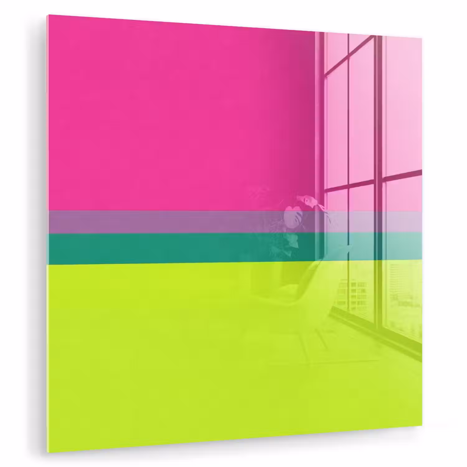 Strepen - Modern - Kleurrijk plexiglas 5mm klein -zzzproduct_nieuw