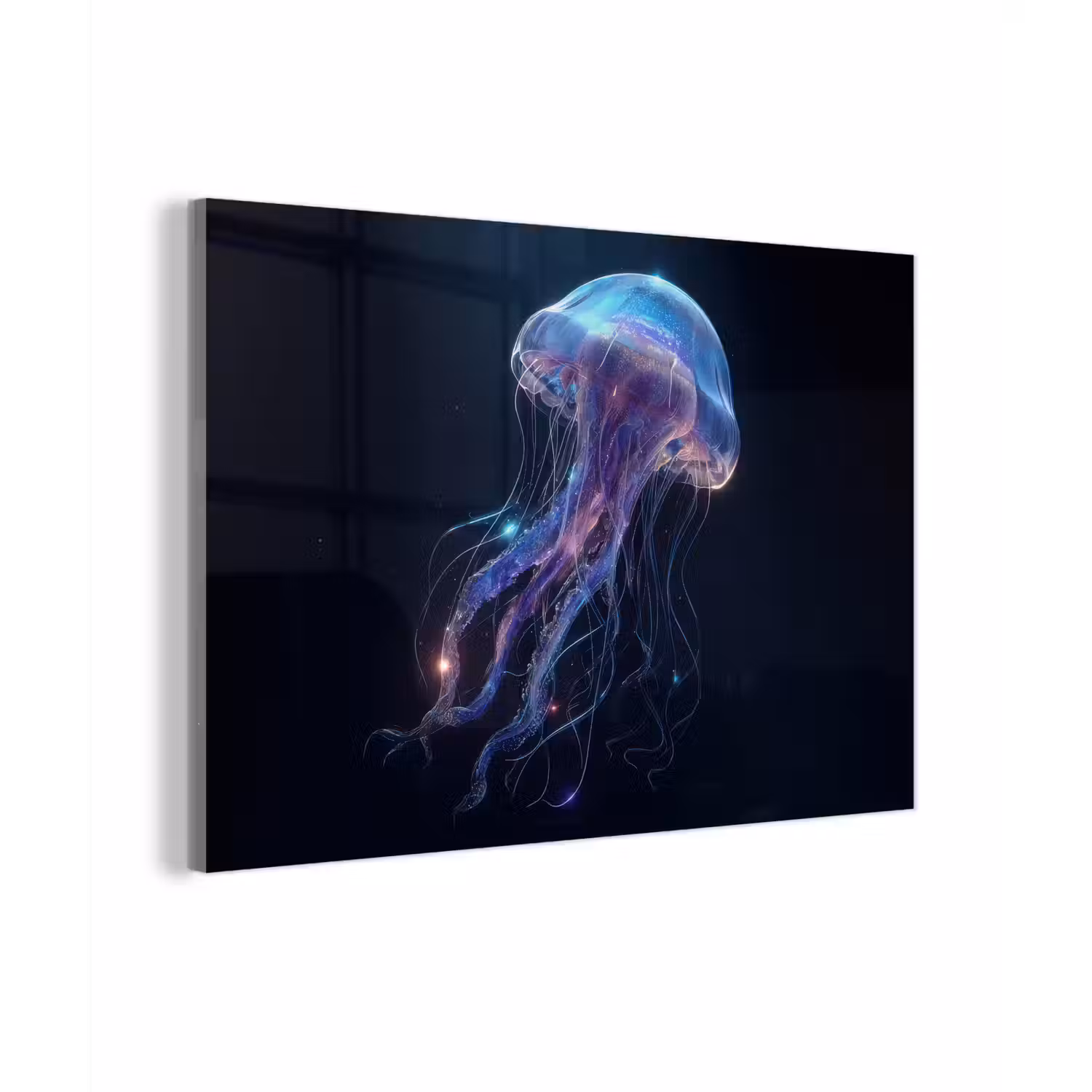 Tentakels - Kwal - Paars - Sprankeling plexiglas 5mm klein -zzzproduct_nieuw