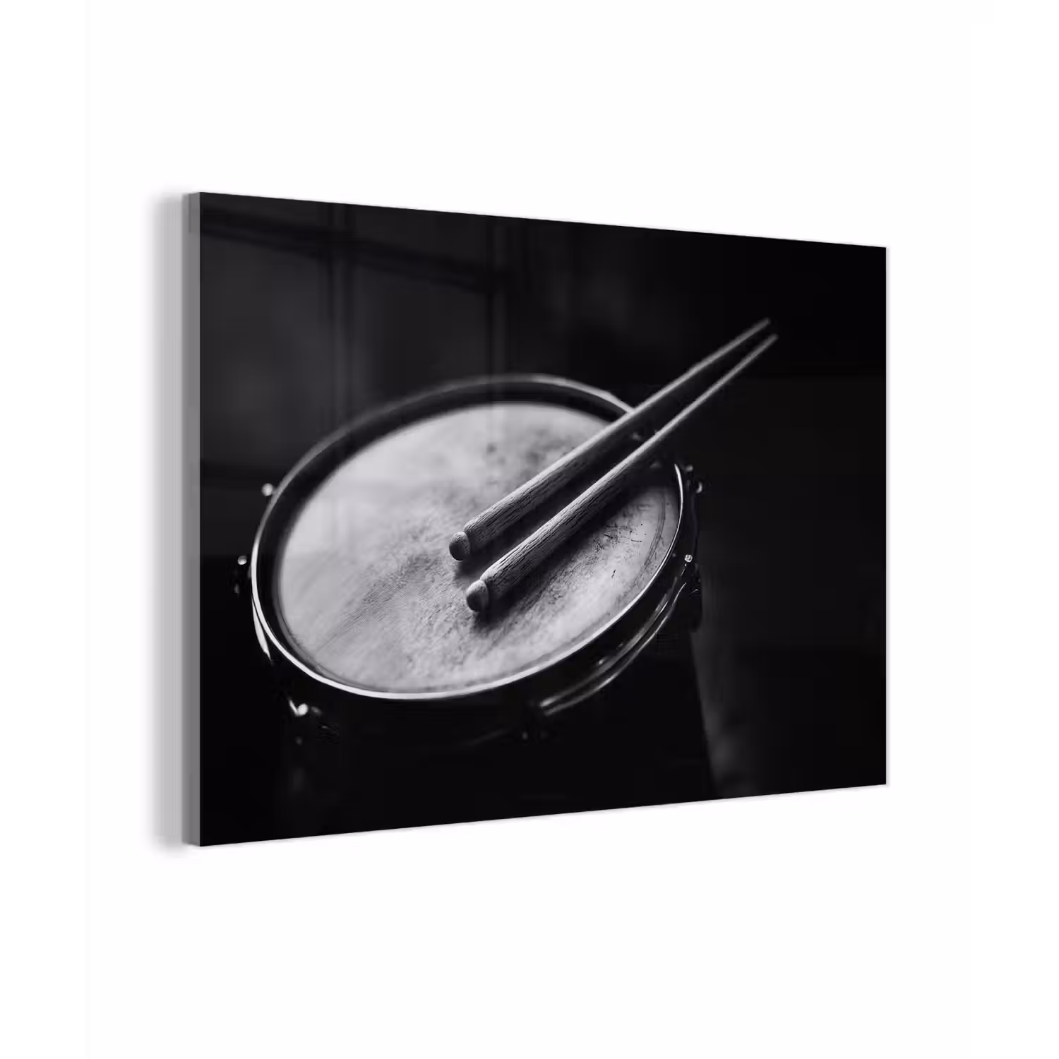 Trommel - Close-up - Drumstokken - Zwart plexiglas 5mm klein -zzzproduct_nieuw