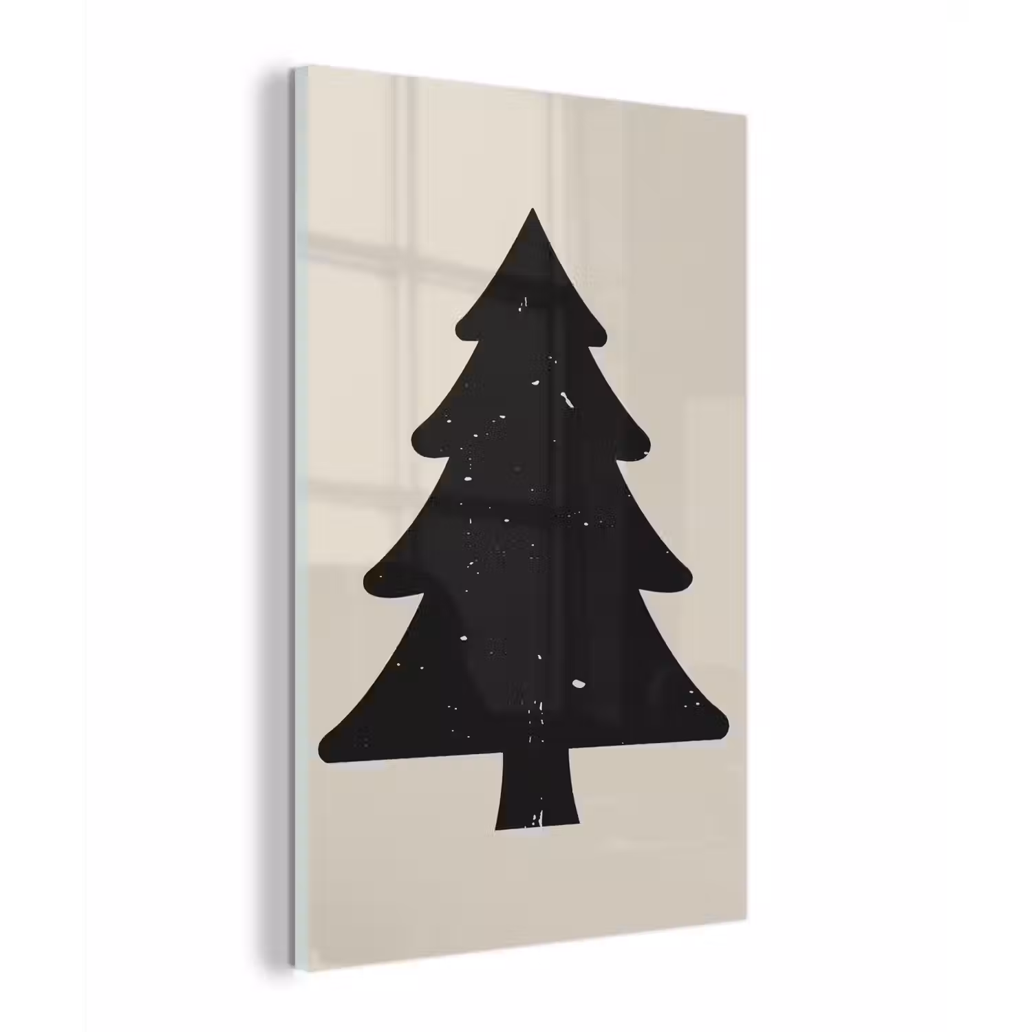 Kerstboom - Zwarte kerstboom - Boom - Japandi plexiglas 5mm klein -z3d