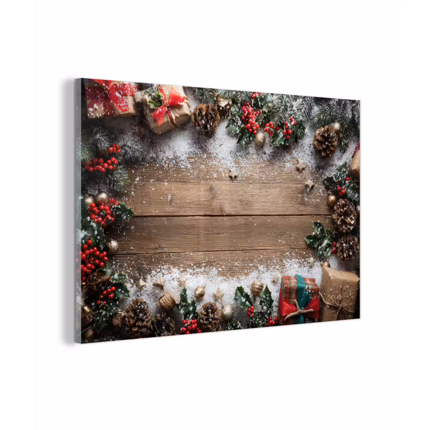 Kerstdecoratie - Geschenken - Hout - Veelkleurig plexiglas 5mm klein -zzzproduct_nieuw