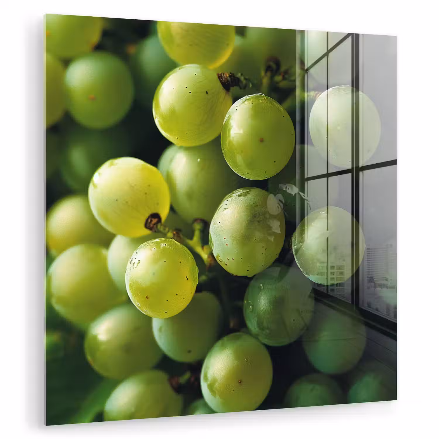 Druiven - Tros - Groen plexiglas 5mm klein -zzzproduct_nieuw