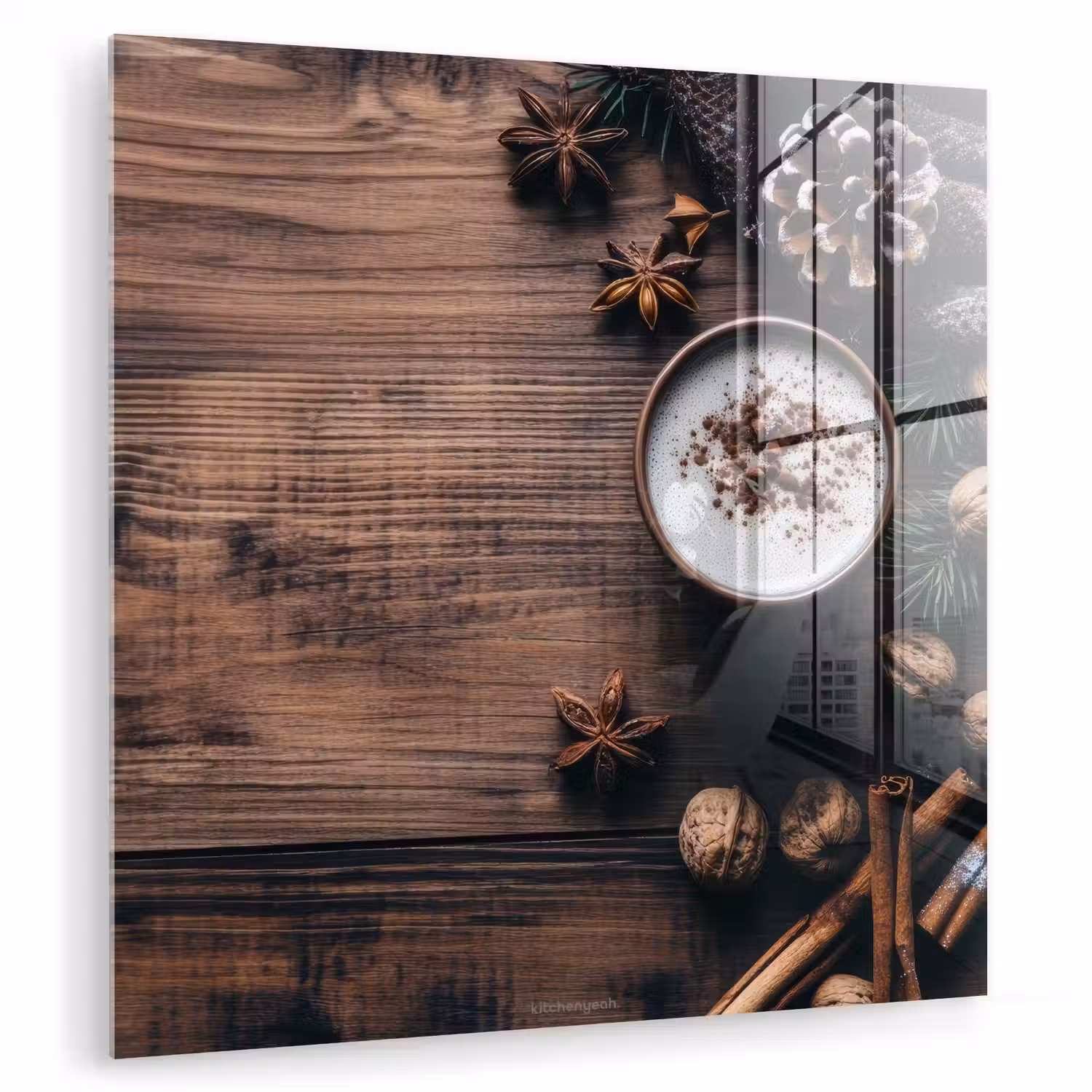 Winter - Houtlook - Stilleven plexiglas 5mm klein -zzzproduct_nieuw