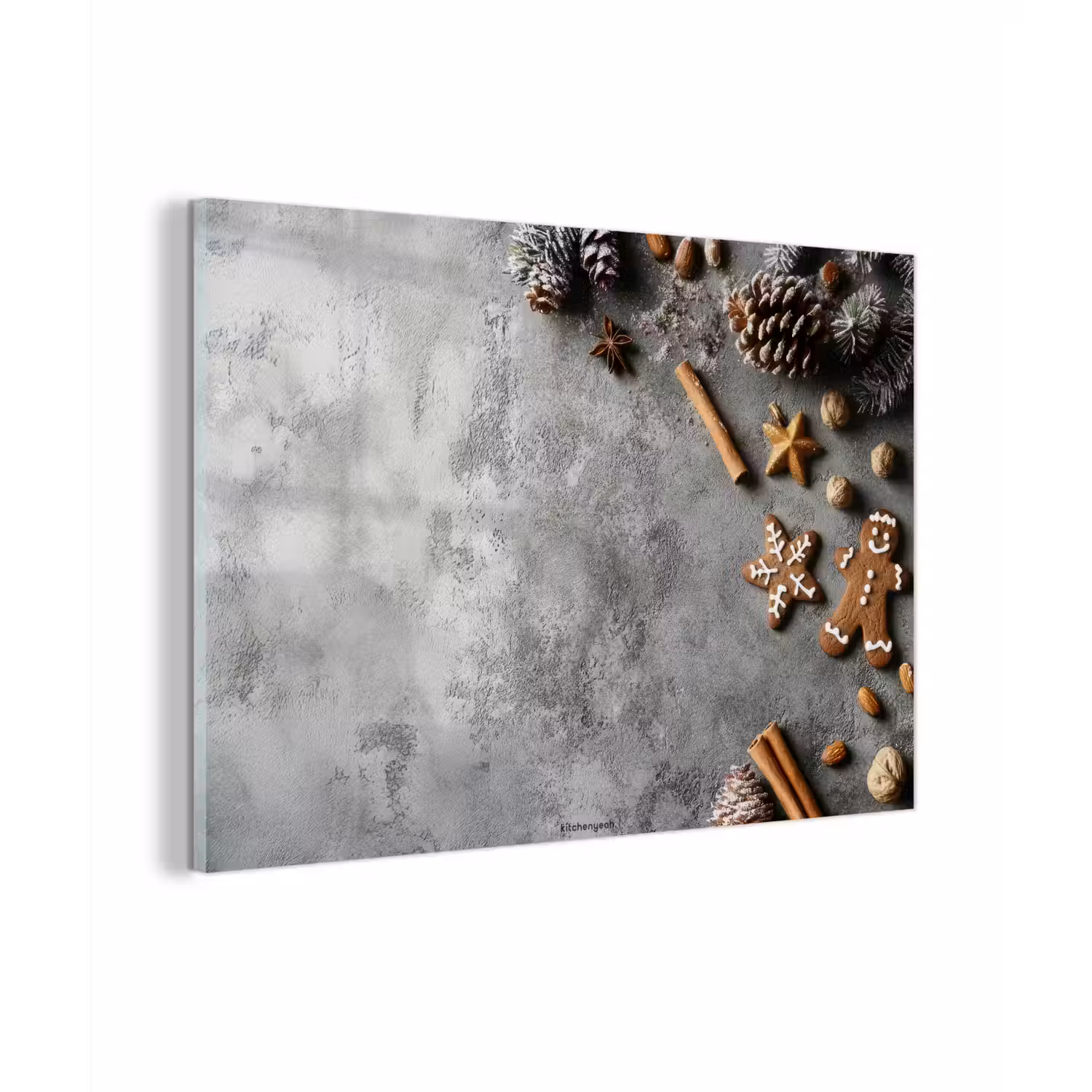 Winter - Kerst - Beton - Dennenappels plexiglas 5mm klein -zzzproduct_nieuw