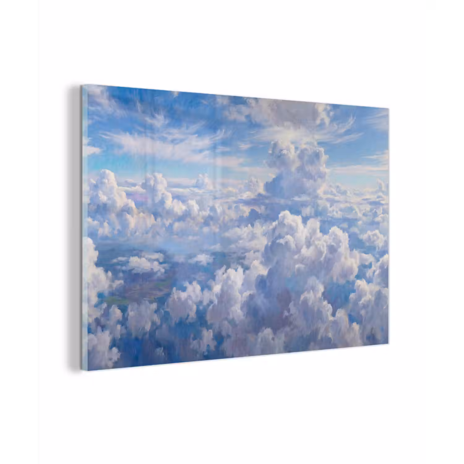 Wolken - Lucht - Natuur - Abstract - Blauw plexiglas 5mm klein -zzzproduct_nieuw