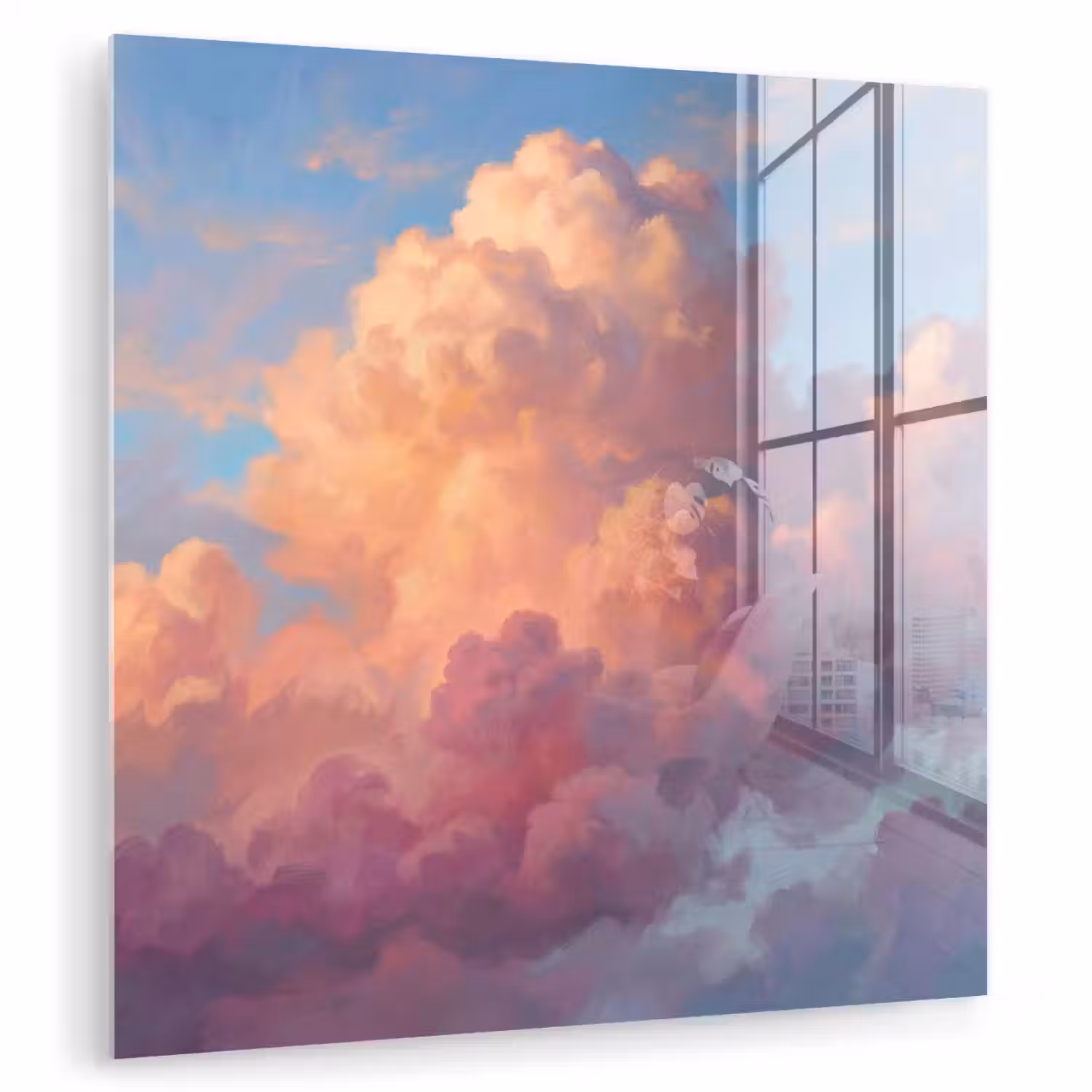 Wolken - Lucht - Natuur - Abstract - Kleurrijk plexiglas 5mm klein -zzzproduct_nieuw
