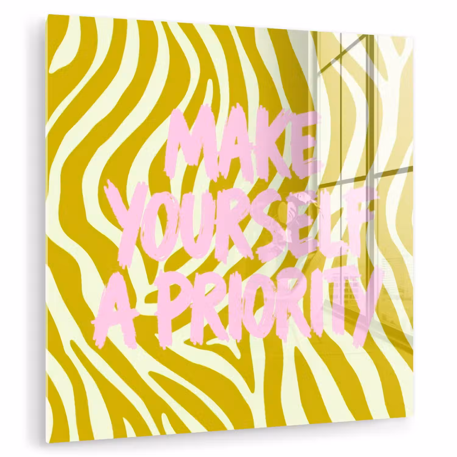 Zebraprint - Priority - Roze plexiglas 5mm klein -zzzproduct_nieuw