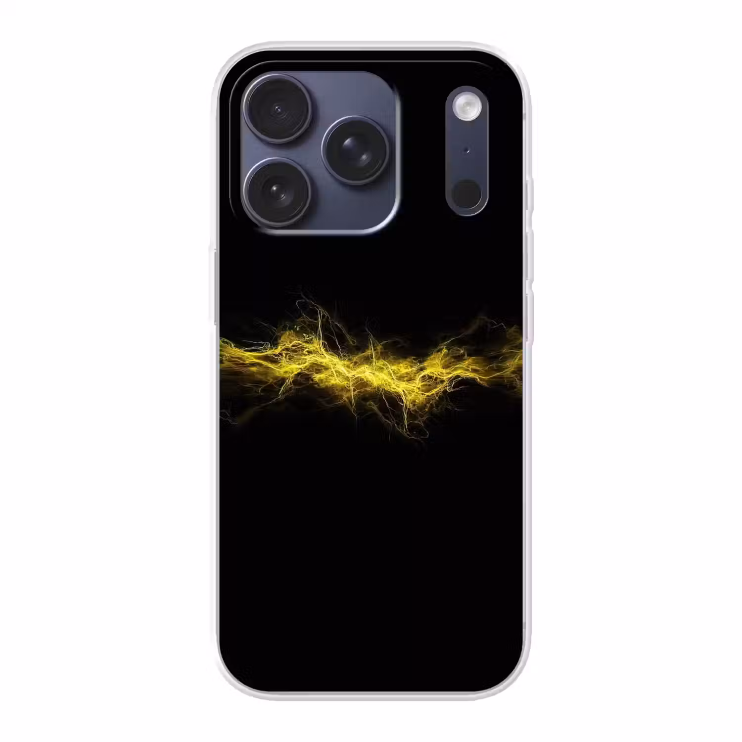 Gaming - Elektriciteit - Geel - Energie Telefoonhoesje iPhone 17 Pro klein -3d