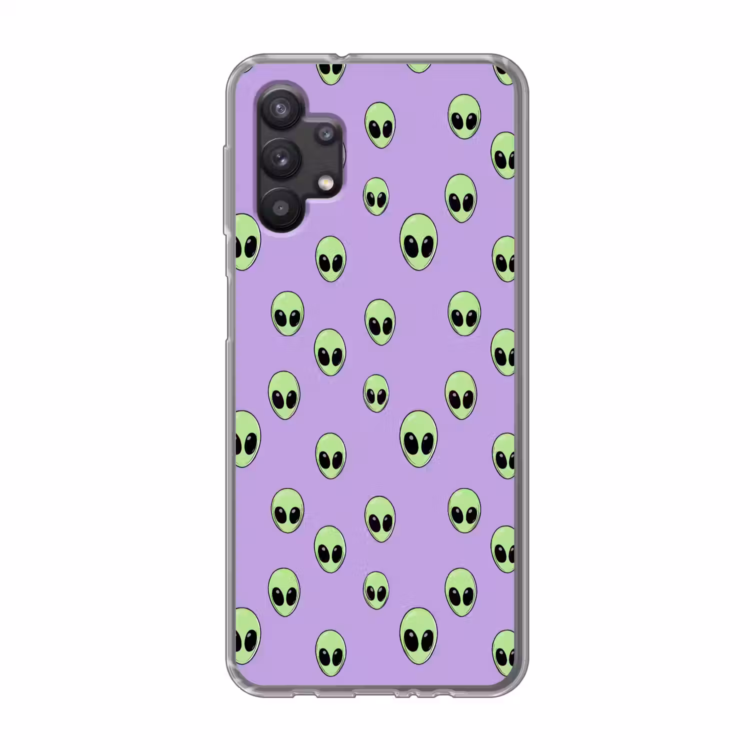 Alien - Retro - Lila Telefoonhoesje Samsung Galaxy A32 5G klein 346 -3d