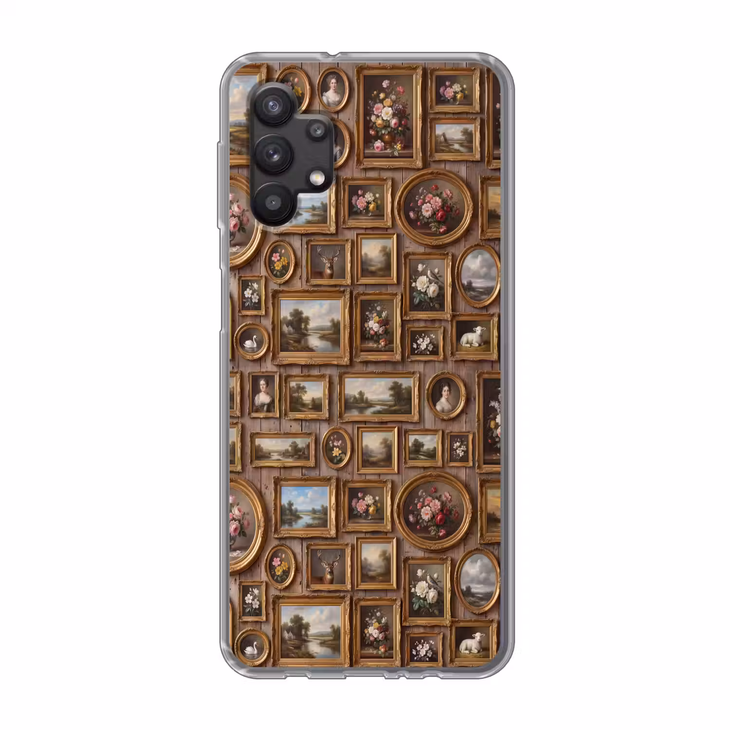 Bloemen - Rozen - Klassiek - Vaas - Kleurrijk Telefoonhoesje Samsung Galaxy A32 5G klein -3d