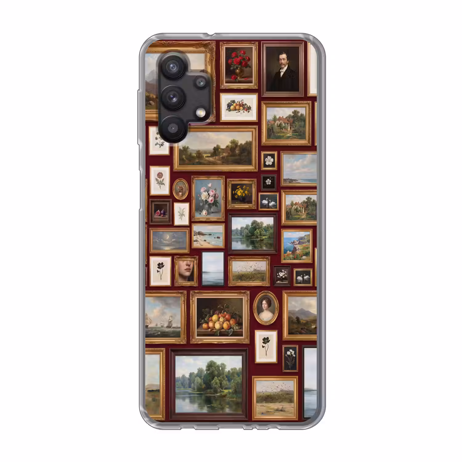 Bloemen - Vaas - Klassiek - Kunst - Rood Telefoonhoesje Samsung Galaxy A32 5G klein -3d
