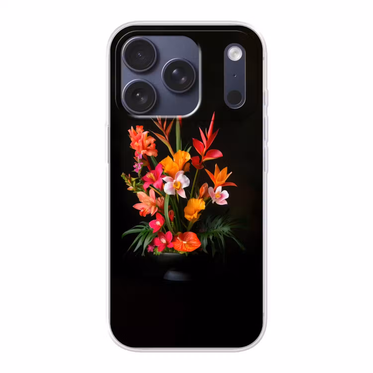 Boeket - Bloemen - Exotisch Telefoonhoesje iPhone 17 Pro klein -3d