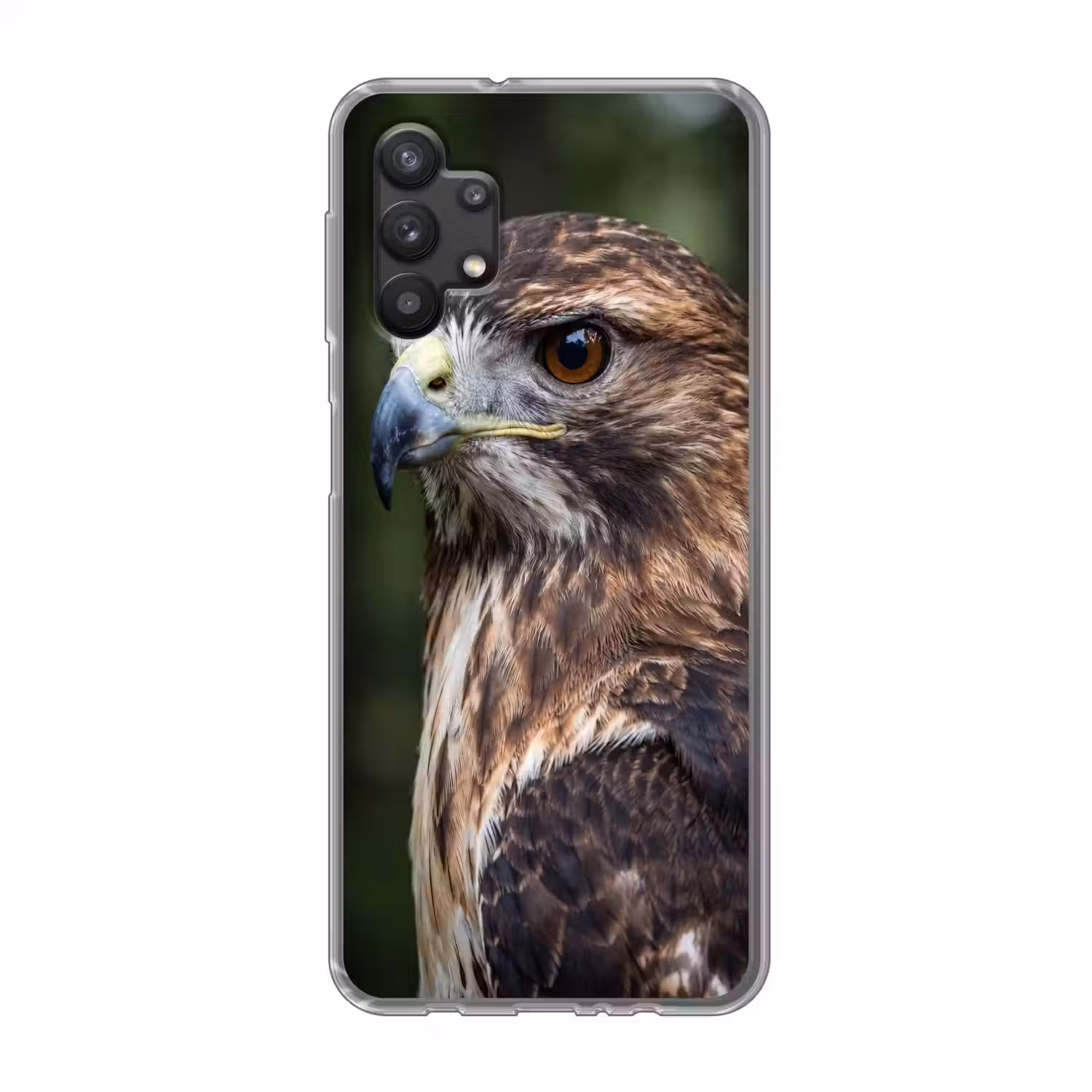 Buizerd - Roofvogel - Natuur - Bruin Telefoonhoesje Samsung Galaxy A32 5G klein -3d