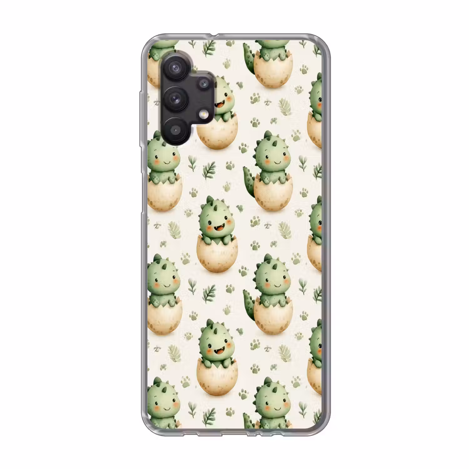 Dino - Eieren - Groen Telefoonhoesje Samsung Galaxy A32 5G klein 346 -3d