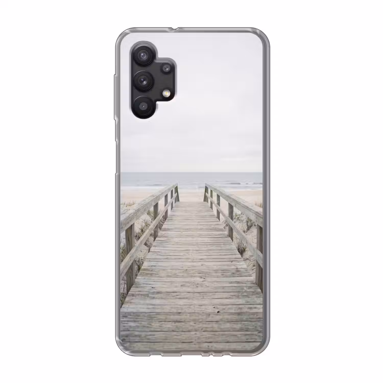 Duinen - Vlonder - Oceaan Telefoonhoesje Samsung Galaxy A32 5G klein -3d