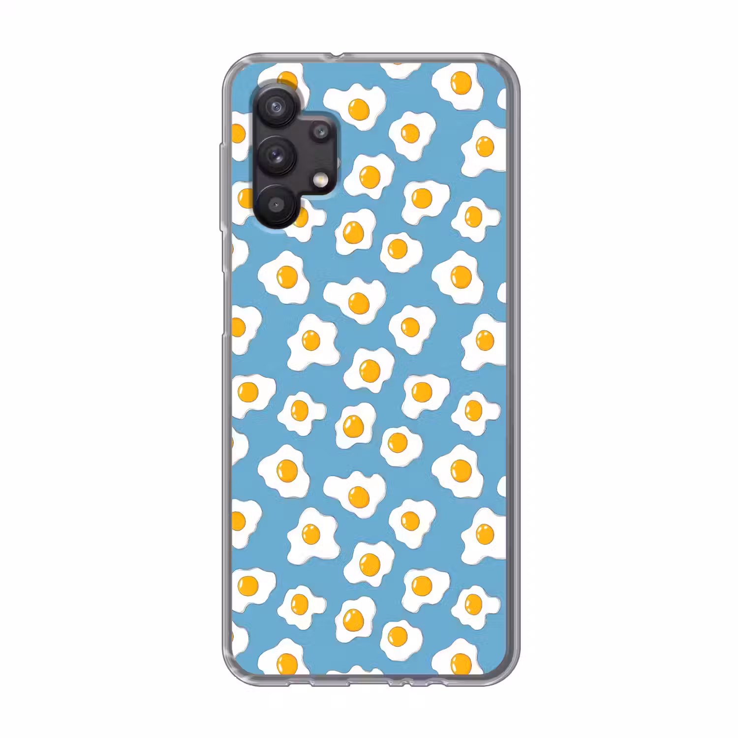 Eieren - Dooiers - Blauw Telefoonhoesje Samsung Galaxy A32 5G klein 346 -3d