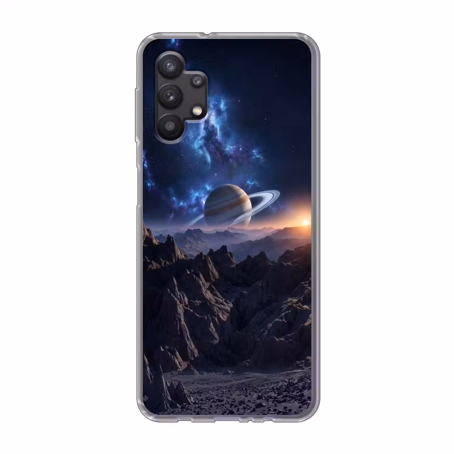 Fantasy - Kosmos - Landschap Telefoonhoesje Samsung Galaxy A32 5G klein -3d