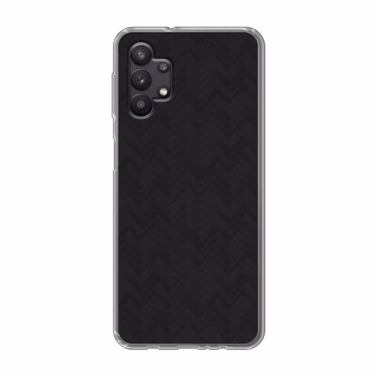 Visgraat - Wandtegel - Mat - Zwart Telefoonhoesje Samsung Galaxy A32 5G klein 346 -3d