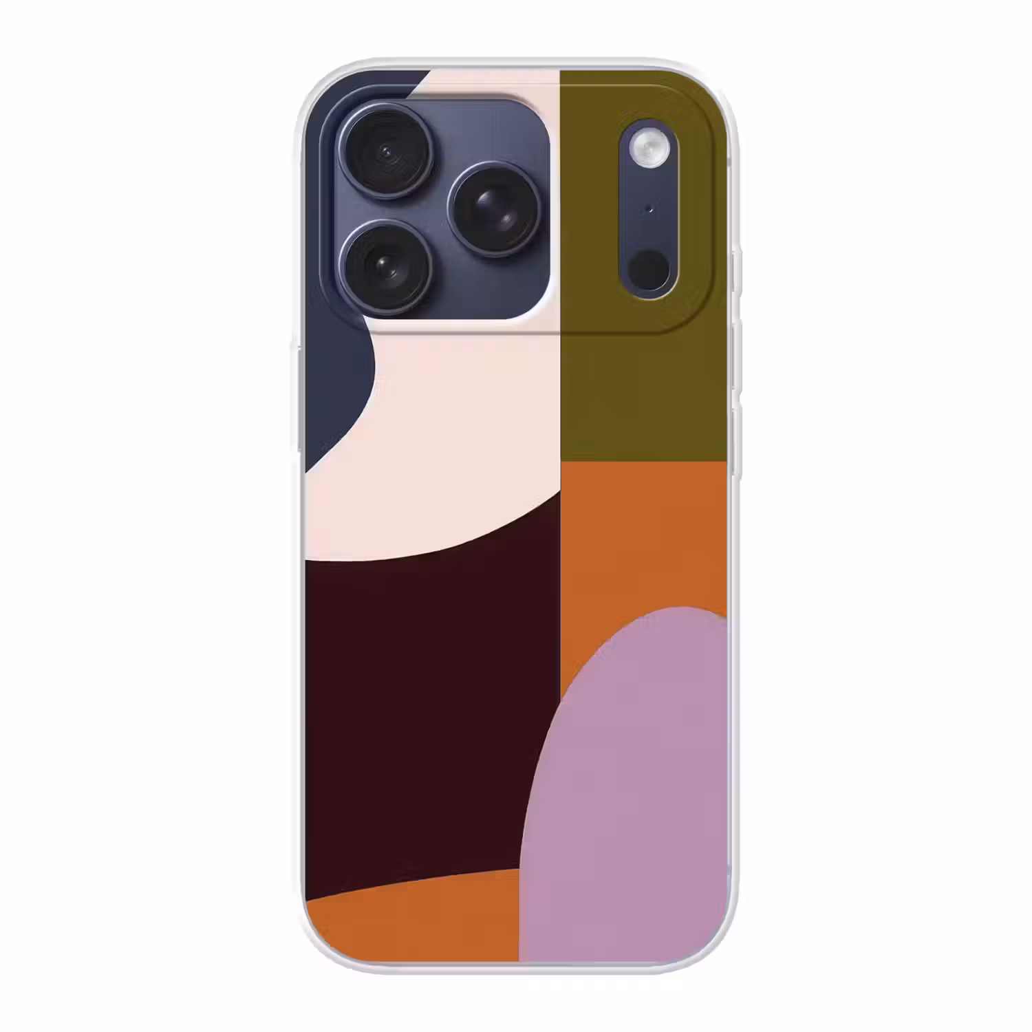 Vormen - Abstract - Kleuren - Vierkant Telefoonhoesje iPhone 17 Pro klein -3d