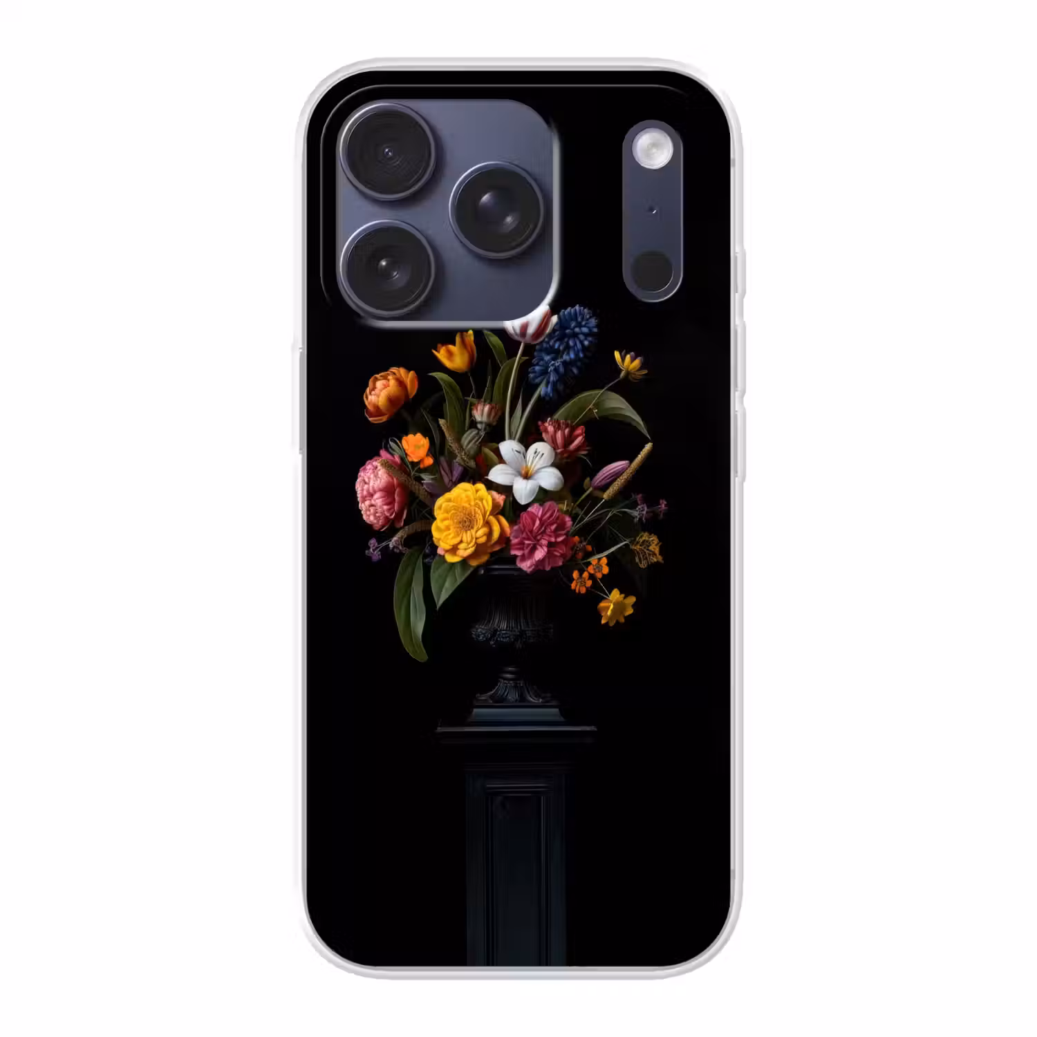 Lente - Bloemen - Klassiek - Vaas Telefoonhoesje iPhone 17 Pro klein -3d