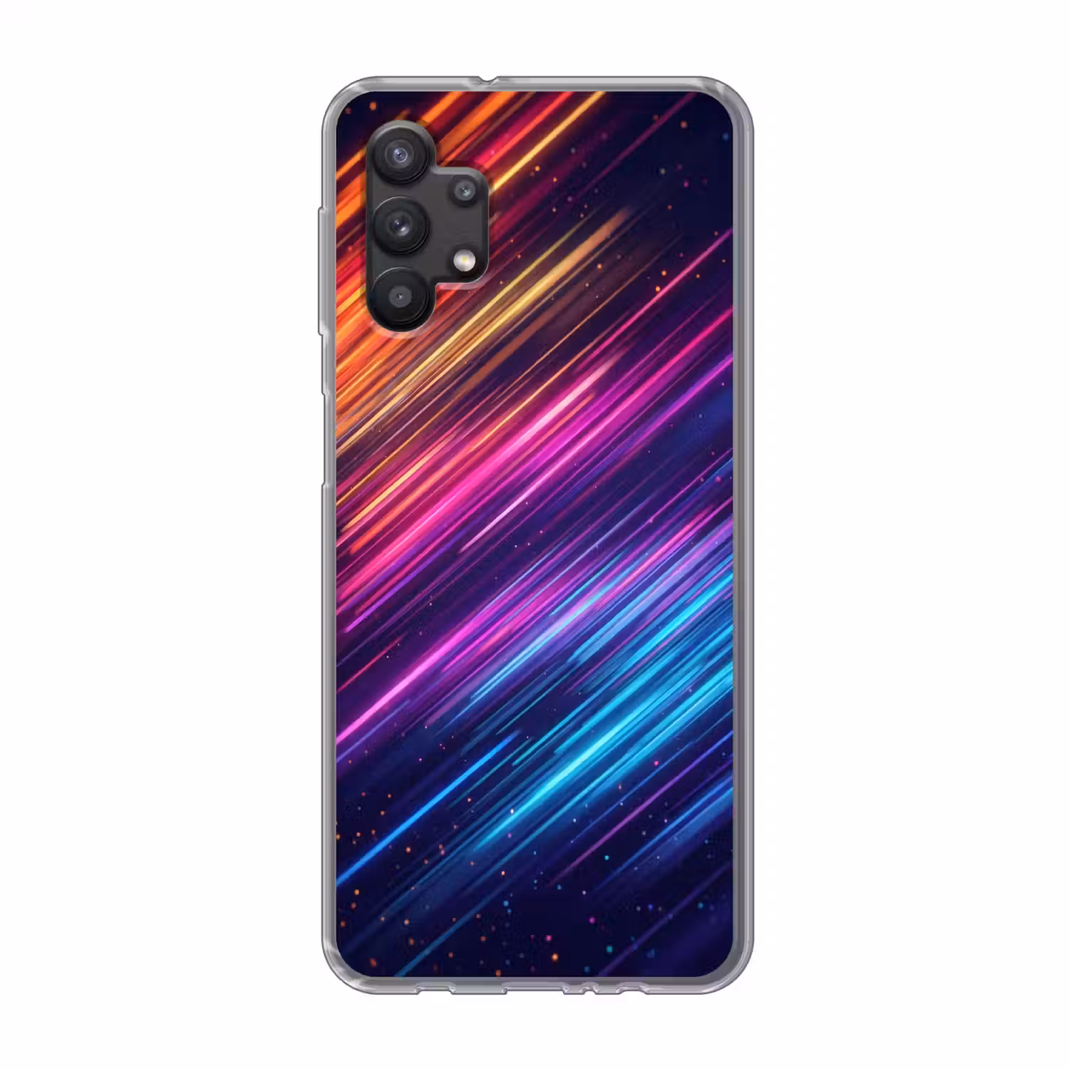 Snelheid - Kosmos - Kleurrijk Telefoonhoesje Samsung Galaxy A32 5G klein -3d