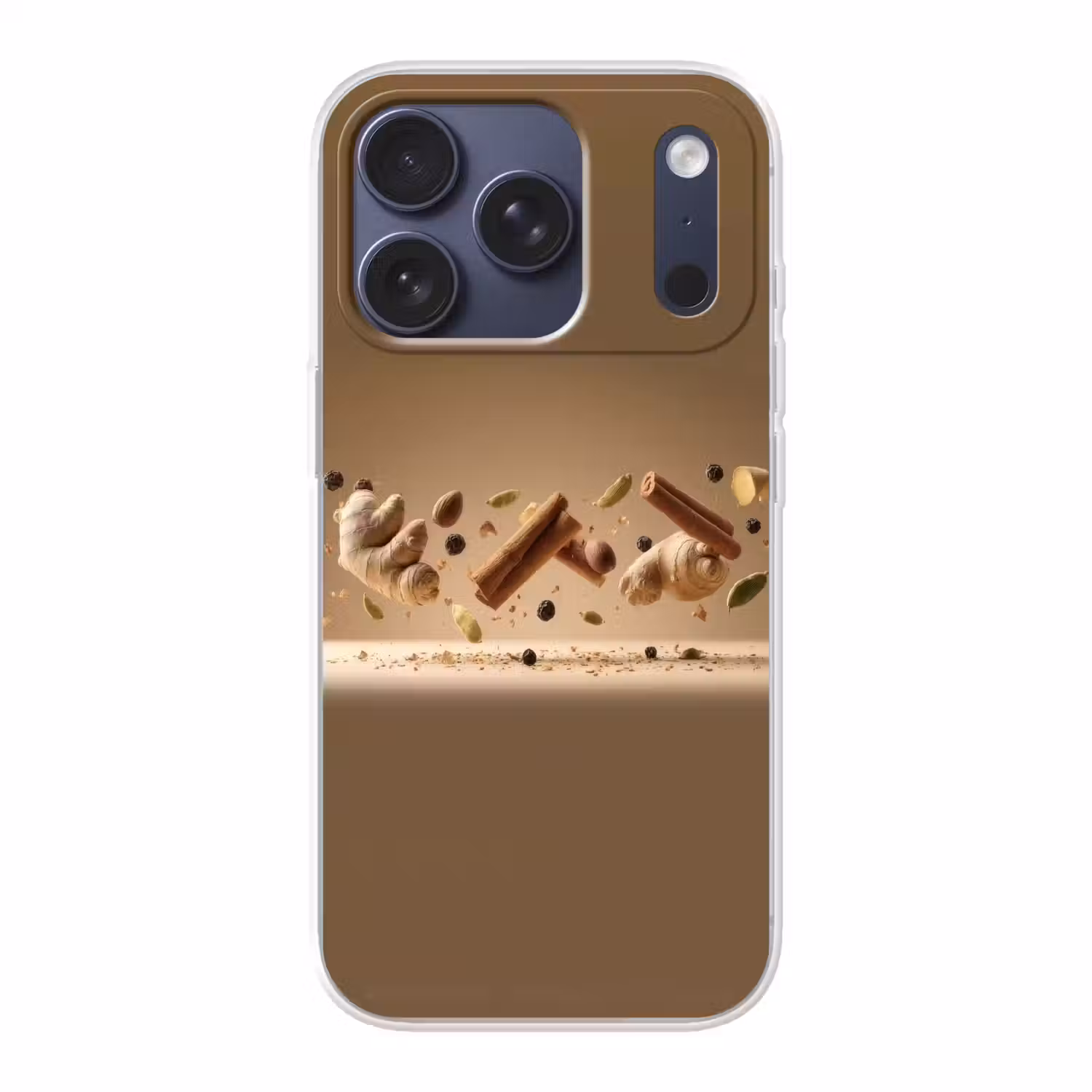 Specerijen - Zweven dynamisch - Geurassociaties Telefoonhoesje iPhone 17 Pro klein -3d