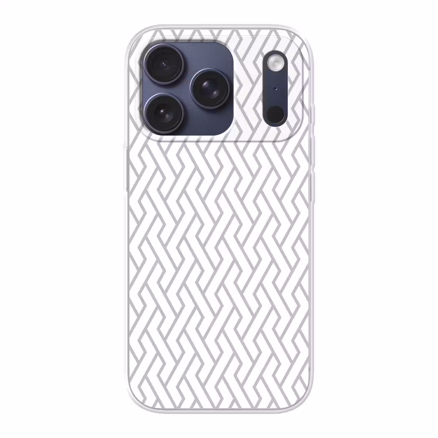 Grafisch - Patroon - Modern - Lijn Telefoonhoesje iPhone 17 Pro klein 878 -3d