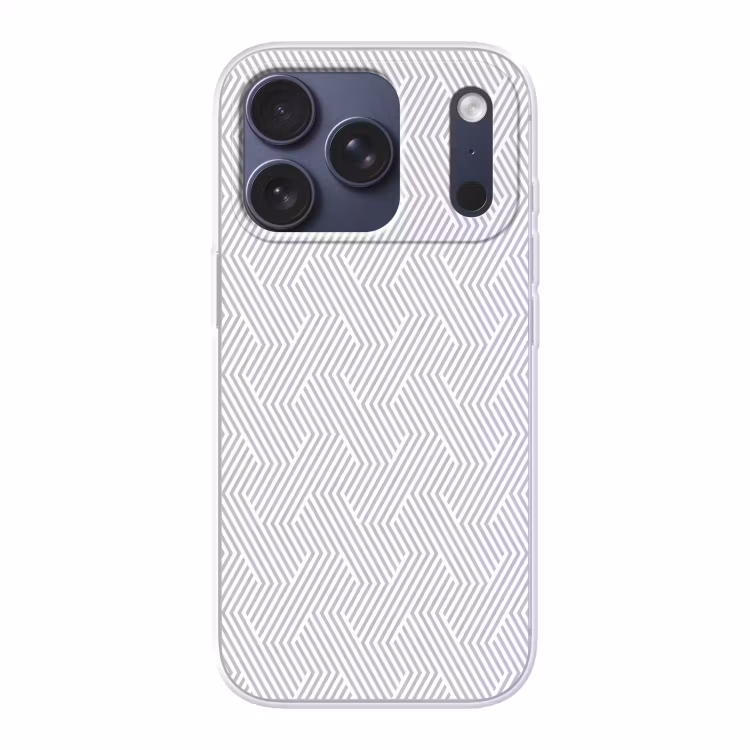 Grafisch - Patroon - Modern - Schuin Telefoonhoesje iPhone 17 Pro klein 878 -3d