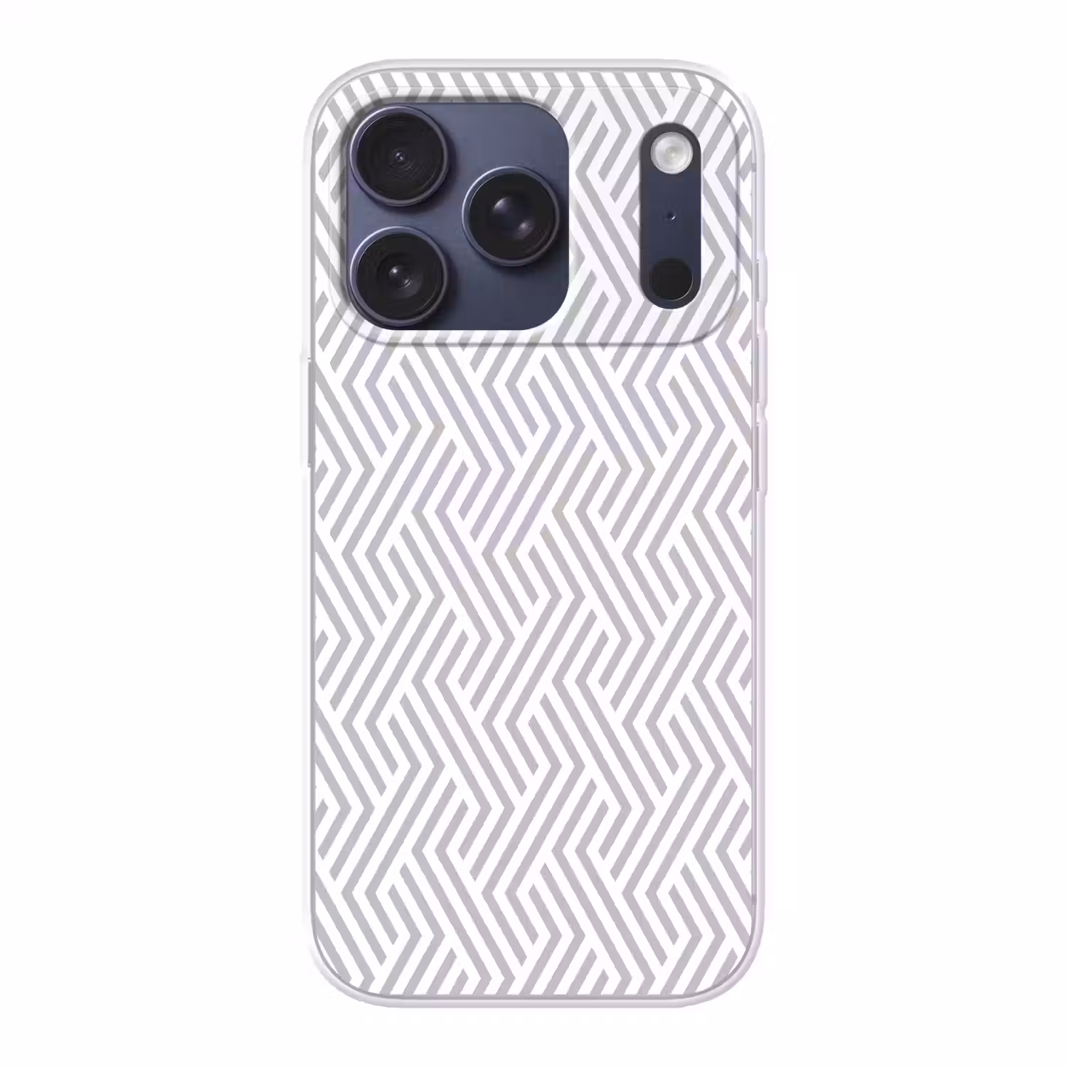 Grafisch - Patroon - Modern - Opvallend Telefoonhoesje iPhone 17 Pro klein 878 -3d